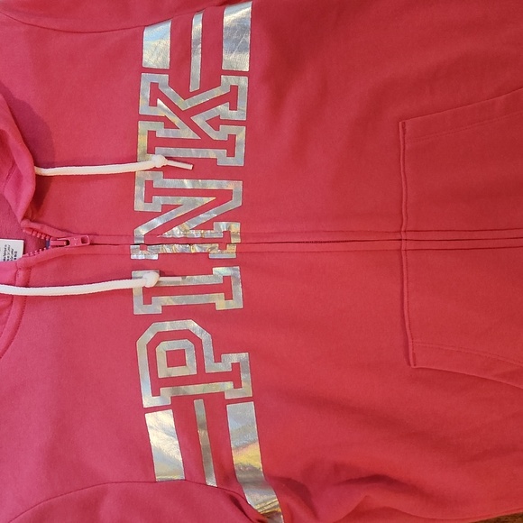 VICTORIA SECRET PINK full zip hoodie size small - Picture 7 of 10